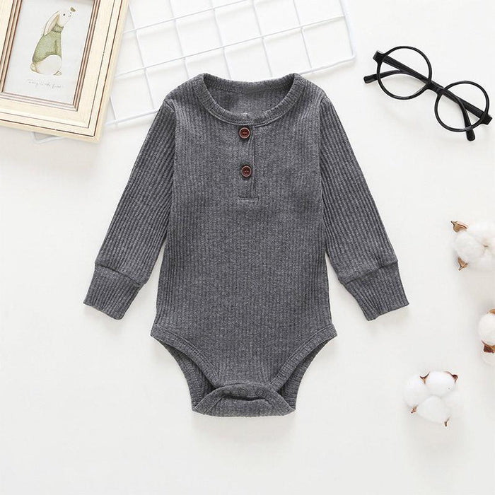 Newborn Clothes Baby Solid Color Romper