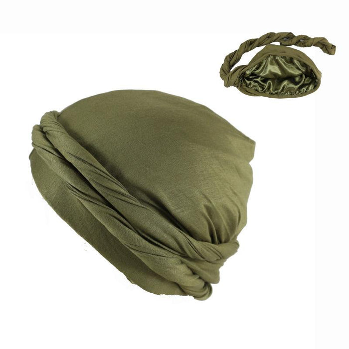 Men's Towel Turban Stretch Cap