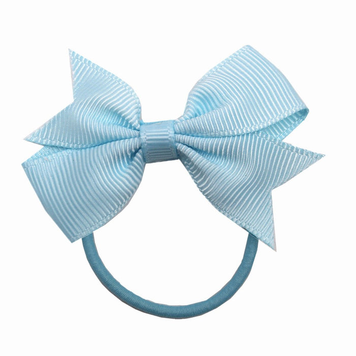 2PCS Children's jewelry bow elastic band