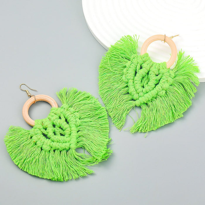 Women's Bohemian Handmade Tassel Earrings