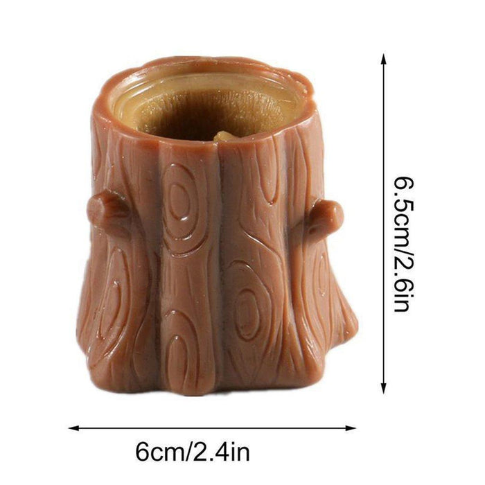 Cute animal squeeze squirrel cup decompression toy