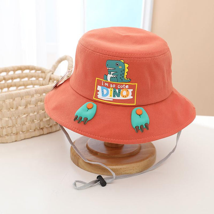 Summer Children's Dinosaur Foot Sunshade Mesh Hat