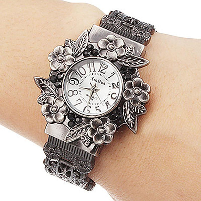 Women Bangle Watch Retro Vintage Bracelet Watch