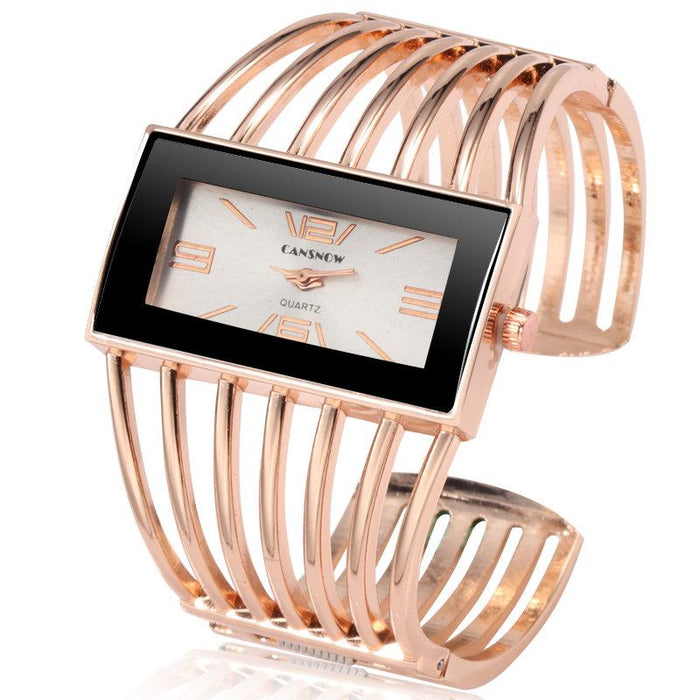 Womens Bangle Bracelet Dress Wristwatch