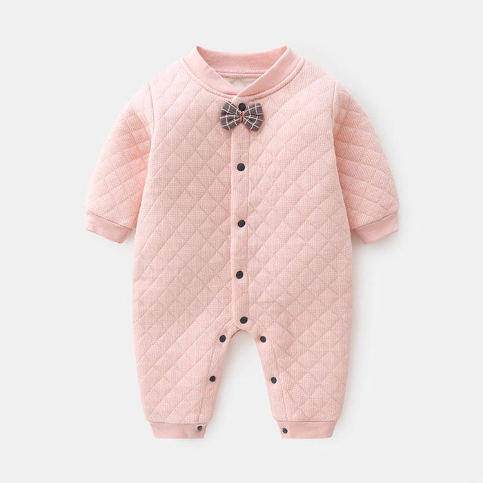 Newborn Baby Bow Tie Jumpsuit