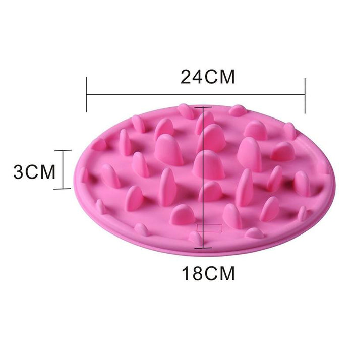 Pet Food Bowl Interactive Feeder Digestive Puzzle Bowl