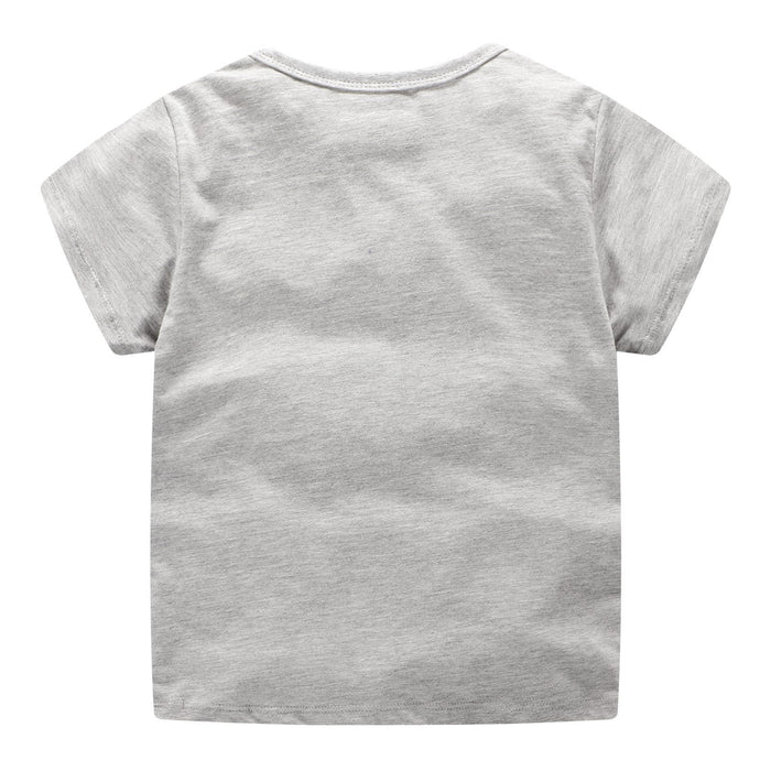 Short sleeve dinosaur print