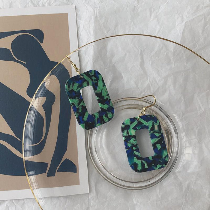 New Fashion Marine Green Women's Earrings