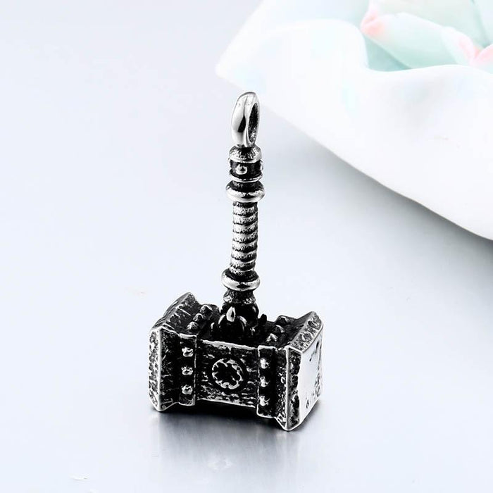 Warcraft Thor Hammer Stainless Steel Jewelry（Only Pendant, No Necklaces）