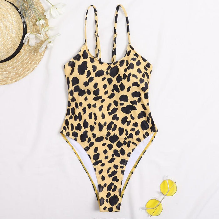 New Sexy Leopard Print One-piece Bikini