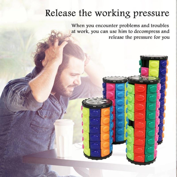 Rubik's cube stress reducer intelligence fingertip toy