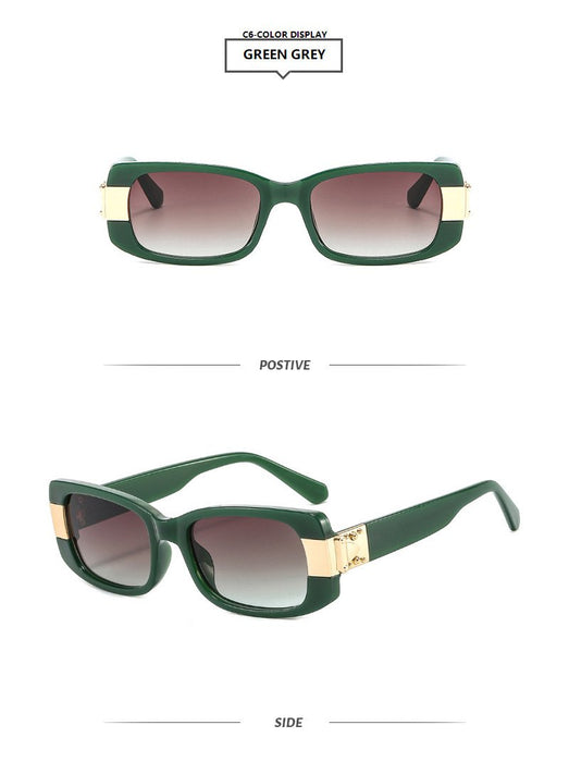 Modern retro square Sunglasses