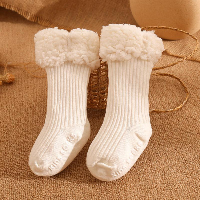 Winter Baby Solid Tincken Socks For Girls Boys