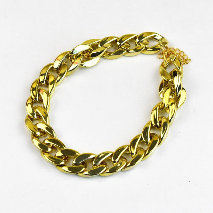 Fashion Dog Bully Gold Chain Collar