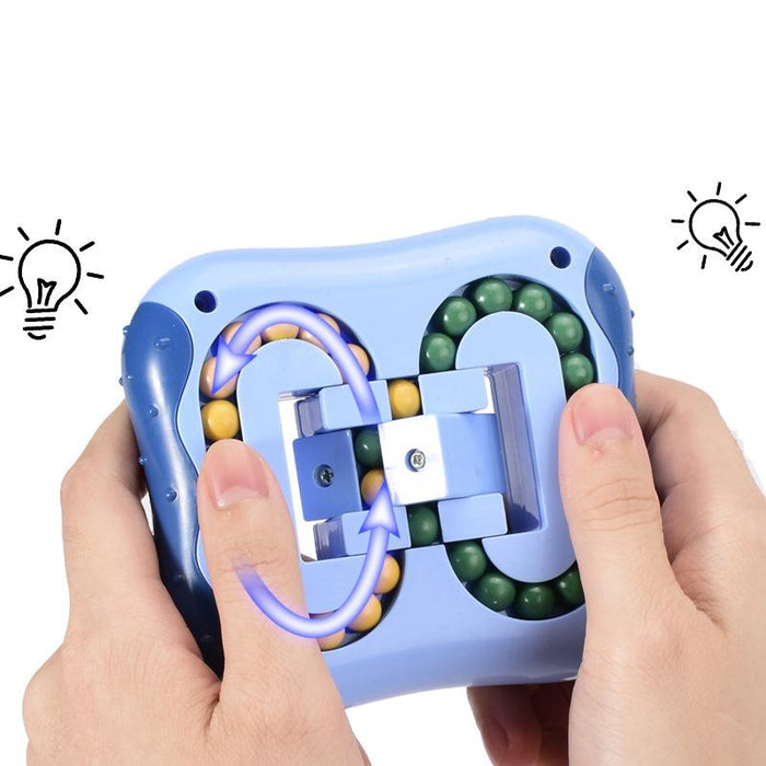 Rotating Magic Bean Intelligence Fingertip Rubik's Cube Children's Finger Spinner