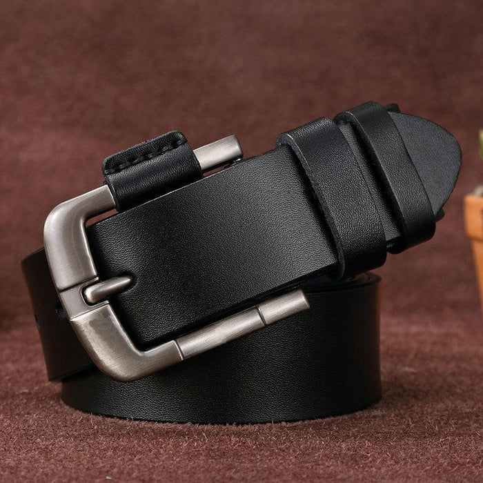 Vintage Men's Pin Buckle Casual Jeans Leather Belt