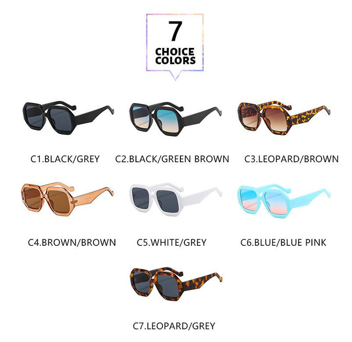 Irregular Sunglasses gradient