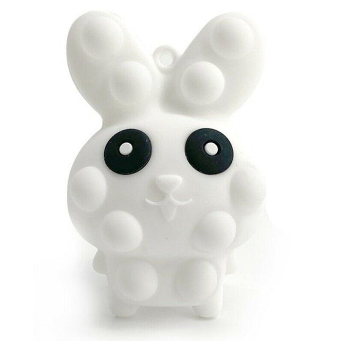 3D Rabbit Stress Relief Ball Anti Stress Fidget Toy Silicone