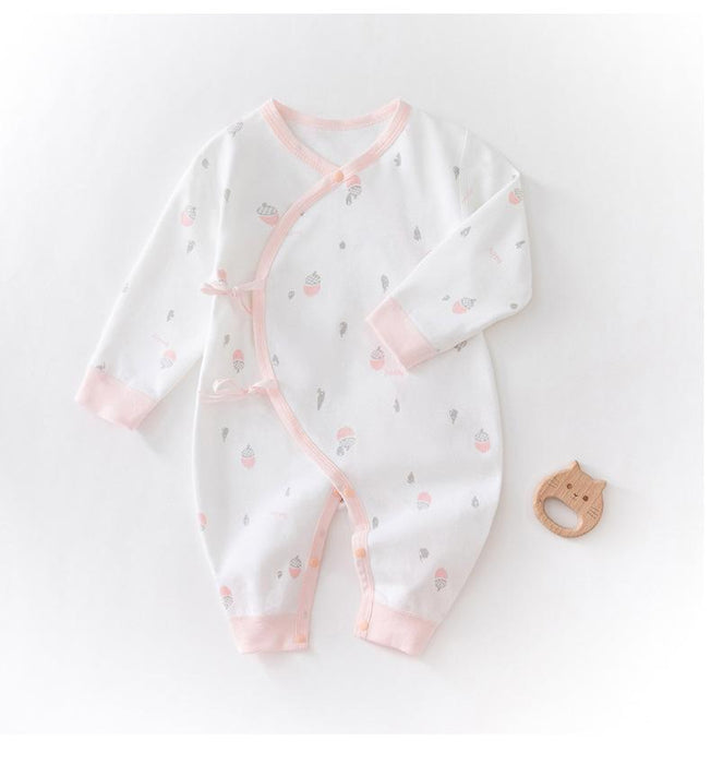 Cartoon Romper For 0-3-6 Months Baby