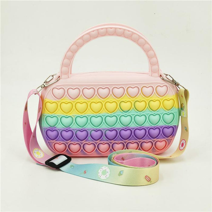 Kids Pop Bubble Mini Bag Handbag Messenger Bag