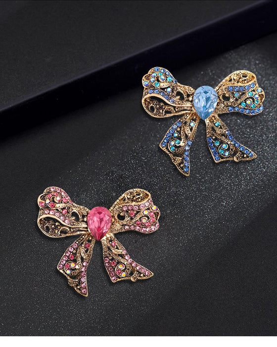 New Bow Brooch Collar Pin Ladies Pin