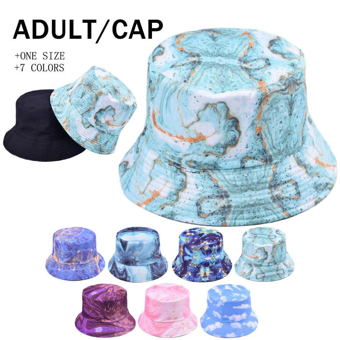Rendering Printed Fisherman Hat Fashion Sunshade Wide-brimmed Cap