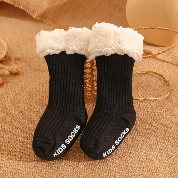 Winter Baby Solid Tincken Socks For Girls Boys
