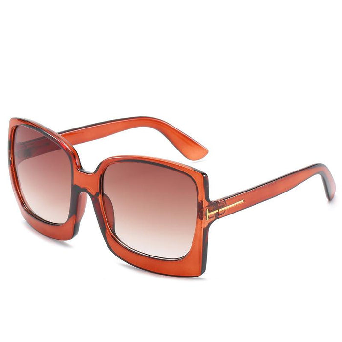 Large Frame Colorful Real Film Sunglasses