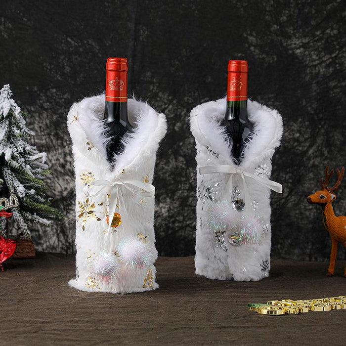 Christmas Decorative Wine Bottle Cover Bag