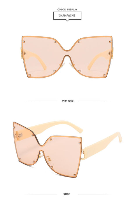 Gradient cat's Eye Sunglasses Retro