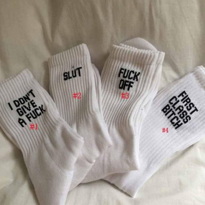 DON`T FOLLOW ME I AM LOST TOO Cotton Socks