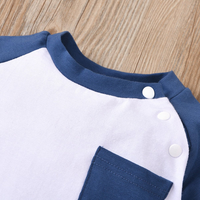 Solid color long sleeve pocket Khaki creeper patchwork Jumpsuit