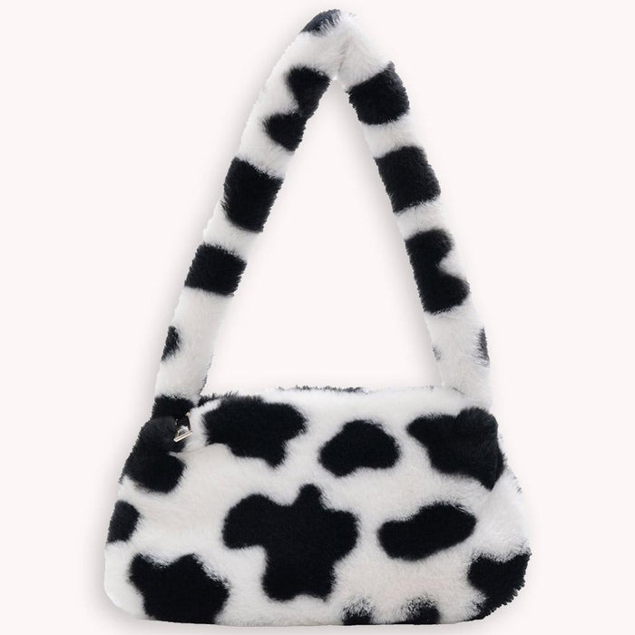 Fashion Women Cow Print Mini Shoulder Bags