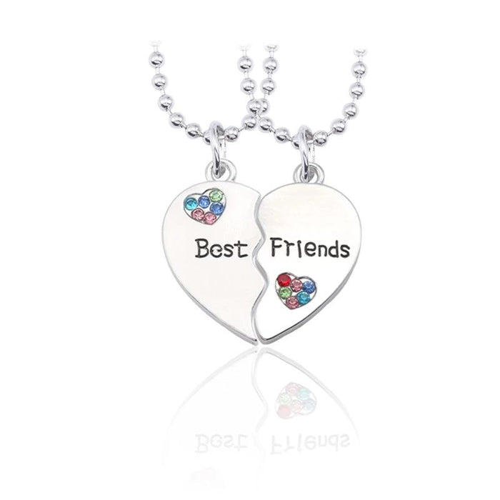 2 Pcs/ Set Best Friends Honey Love Couple Necklace