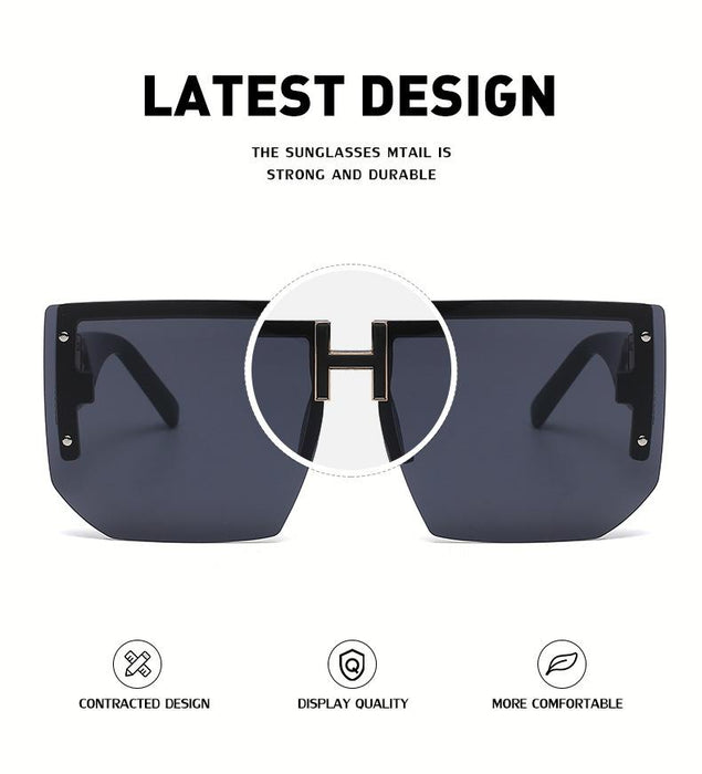 Anti Ultraviolet Large Frame Sunglasses