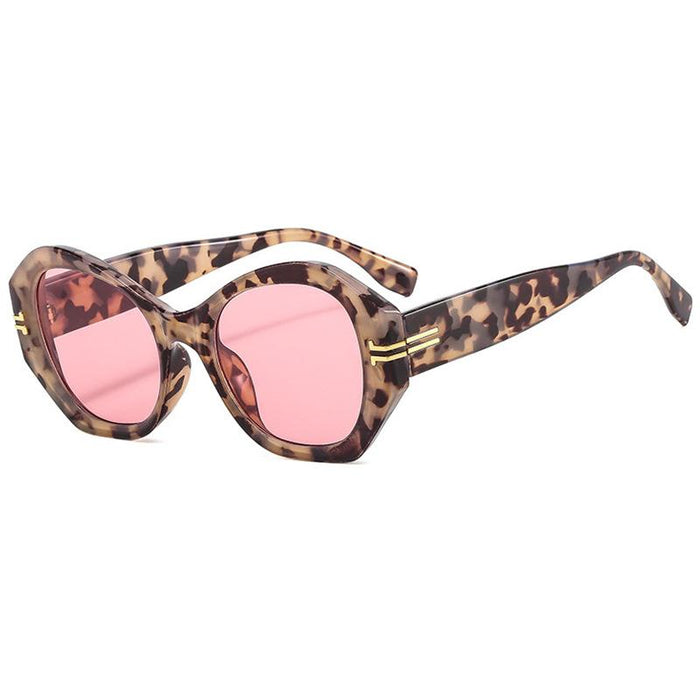 Irregular geometric personality light luxury Sunglasses