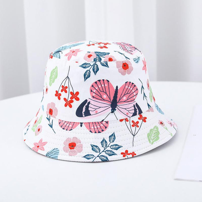 Summer Outdoor Cartoon Print Children's Fisherman Hat