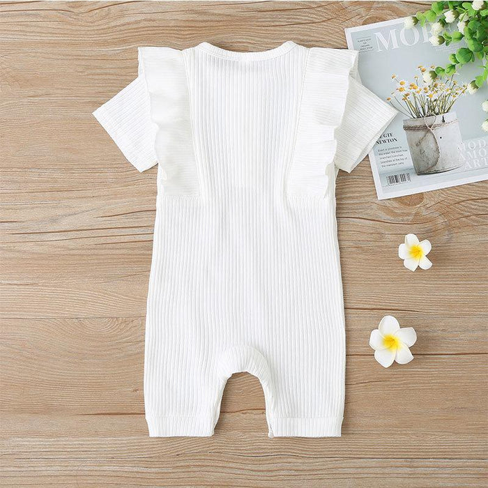 Summer Infant 5-color Ruffle Jumpsuit