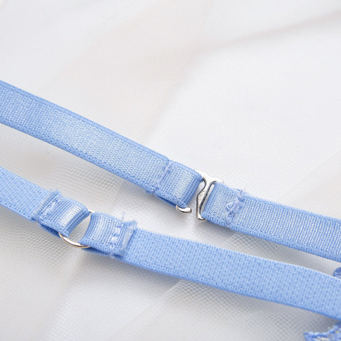 Sexy Flower Embroidered Lingerie Set Women Underwear