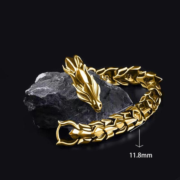 Hip Hop Dragon Head Bracelet