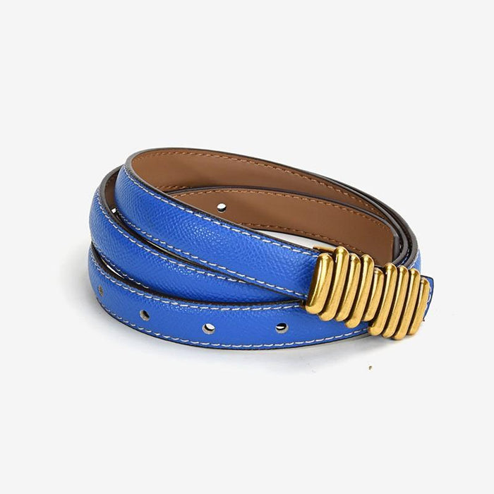 New Vintage Jeans with Leather Belt