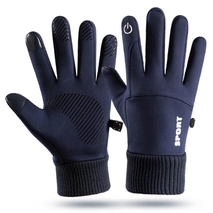 Men Winter Waterproof Cycling Gloves