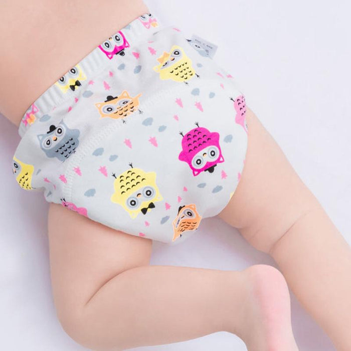 Baby Reusable 6 Layers Waterproof Cotton Breathable Diapers