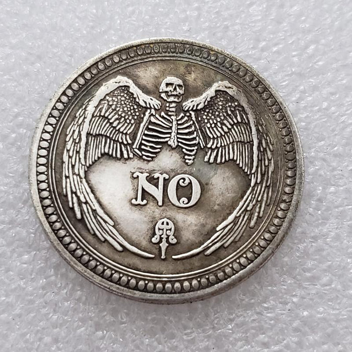 Brass Silver Plated YES/NO coins