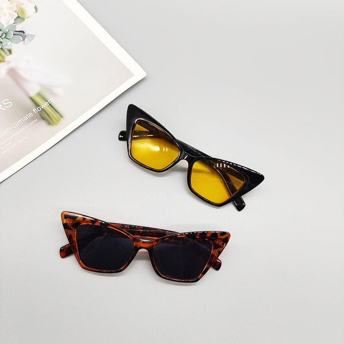 Vintage Fashion Simple Style Cat Eye Sunglasses