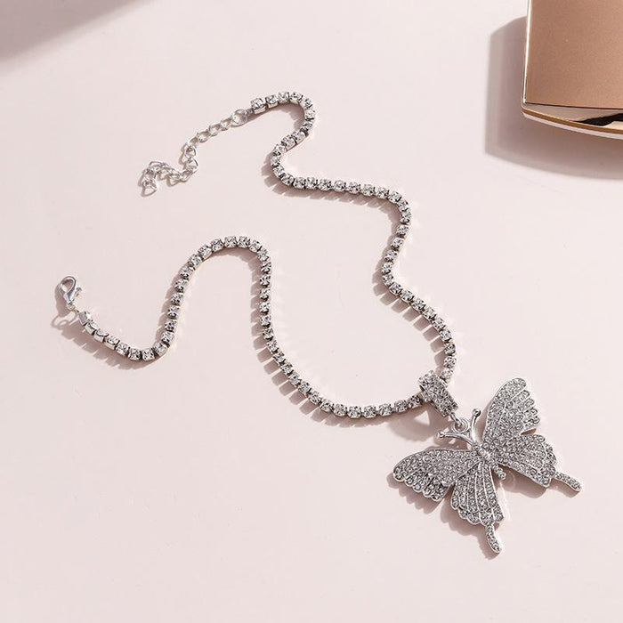 Butterfly Pendant Elegant Necklace