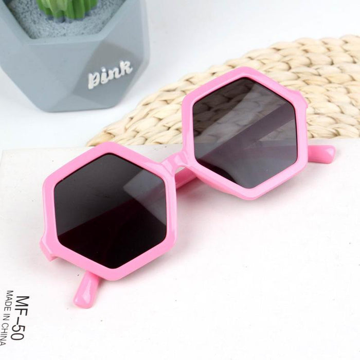 Children's Sunglasses hexagonal diamond Sunglasses