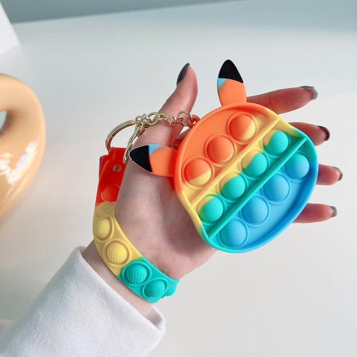 Bag decoration decompression toy key chain