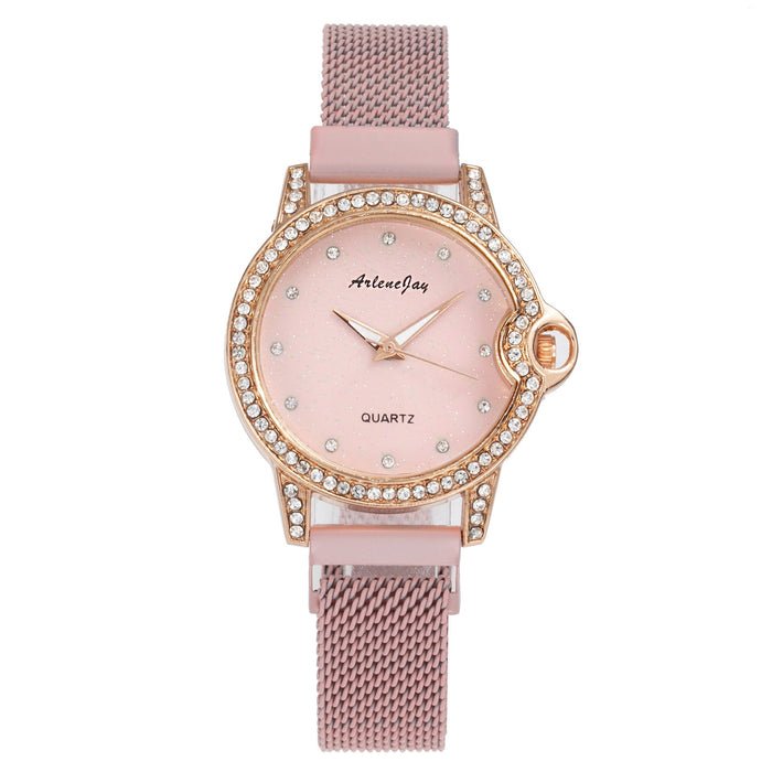 New Stainless Steel Women Wristwatch Quartz Fashion Casual Clock LLZ20024