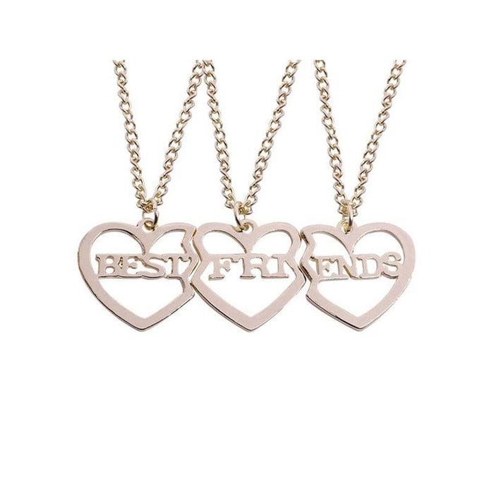 2 Pcs/ Set Best Friends Honey Love Couple Necklace
